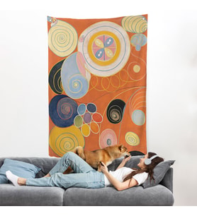 Hilma Af Klint - Gençlik Duvar Örtüsü-7314