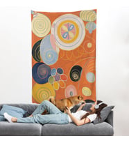 Hilma Af Klint - Gençlik Duvar Örtüsü-7314