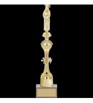 ODAK KUPA - Figürlü Kupalar - Mezuniyet Kadın Figürlü Kupalar FG-031 B - 43 cm