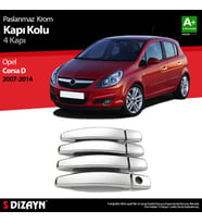 Opel Corsa D Krom Kapı Kolu 4 Kapı 2007-2014