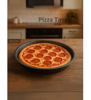 Pizza Tavası Alüminyum Pizza Tepsisi Yapışmaz Lahmacun Pide Tavası 24 Cm