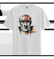 Fragments of Thought - %100 Pamuklu Erkek Beyaz Tişört - Premium Quality (Siyah - Beyaz)