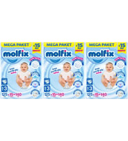 Molfix Bebek Bezi Beden:3 (4-9KG) Midi 420 Adet Mega Aylık Fırsat Pk