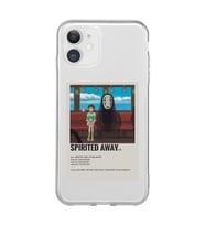 Iphone 11 Uyumlu Spirited Away Poster Tasarımlı Şeffaf Telefon Kılıfı