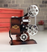 Büyük Boy Film Makinesi Müzik Kutusu