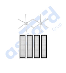 Dreame D10S, D10S PRO, D9 MAX GEN2 Uyumlu 2 Yan Fırça 4 Filtre PKT-iasgf0000211