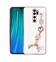 Xiaomi Redmi Note 8 Pro Kılıf El Tutamaçlı Taka Kapak (Beyaz)