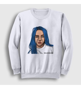 Presmono Unisex Beyaz Party's Over Billie Eilish Sweatshirt 154648tt