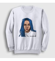 Presmono Unisex Beyaz Party's Over Billie Eilish Sweatshirt 154648tt