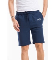 Erkek New York Baskılı Standart &Regular Kalıp Şort SPR25SR085 (Lacivert)