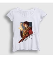Presmono Kadın Beyaz Zuko Anime Avatar The Last Airbender T-Shirt 262843tt