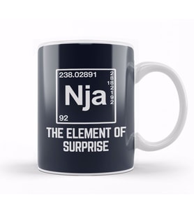 Element Of Surprise The Ninja Kupa Bardak Porselen