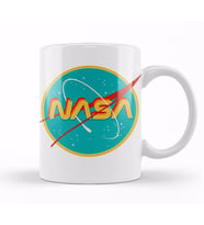 Nasa Retro Kupa Bardak Porselen