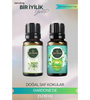 Yasemin + Fresh ( Oda Kokusu Aroma Terapi Buhurdanlık / Difüzör Yağı ) Set 2 Adet x 10 ML
