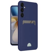 Galaxy M15 Kelvin Kartvizitli Silikon - Lacivert