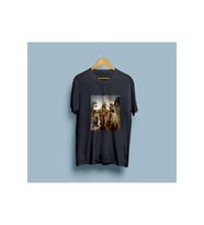 Oversize İsa'nın Vaftizi Tablosu Leonardo Da Vinci Tasarım Unisex T-shirt