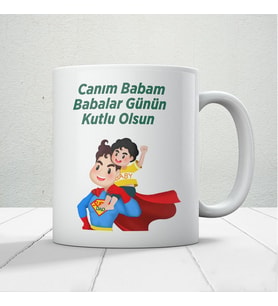 Canım Babam Baskılı Babalar Günü Kupa Bardak Kahve Kupa Bardak-5