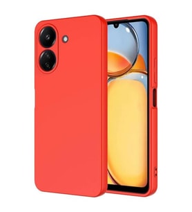 Coverzone Xiaomi Poco C65 ?le Uyumlu K?l?f Z-Mara Lansman Vieri Tam Koruma Arka Kapak Kamera Koruma �?k?nt?l? P�r�zs�z Y�zey K?rm?z?