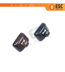 Audi A1 A3 A4 B7 B8 B9 A5 A6 C6 Q2 Q3 Q5 TT Seat Exeo İçin 2X Güneşlik Tutucu Ayak Klipsi Siyah Renk