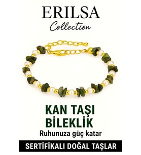 Sertifikalı Kırık Taşlı Model İnci – Kan Taşı (Heliotrop) Bileklik – Koruyucu ve Canlılık Enerjisi (Çok Renkli)