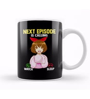 Anime Girl Next Episode Is Calling Sleep Can Wait Kupa Bardak Porselen