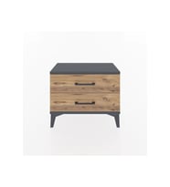 Arges Komodin 2 Çekmeceli 60x30x48 Antrasit-Çam
