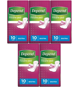 Depend Mesane Pedi Kadın Ekstra 50 Adet