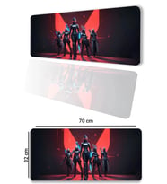 SonicTouch Klavye Mousepad 32x70cm Dikişsiz Pürüzsüz Su Geçirmez Kaymaz Taban V-Team