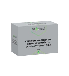 Venatura Kalsiyum, Magnezyum, Çinko Ve Vitamin D3 30 Saşe