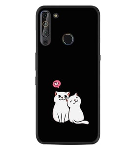 Casper Via X20 Kılıf Silikon Desen Love Cats 1690