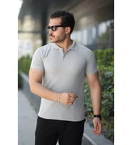 Erkek Kısa Kollu Yakalı Tişört