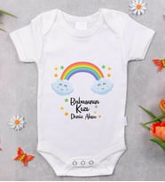 BK Kids İsimli Babasının Kızı Tasarımlı Bebek Body Zıbın - Model 1