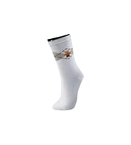 Roff 26513 Kadın Hopper Bambu Soket Çorap (Beyaz)