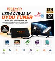 Hiremco Magic USB-A DVB-S2 4K Uydu Tuner