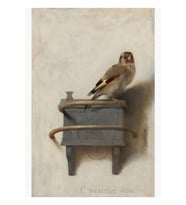 Saka Kuşu (yüksek Çözünürlüklü), Carel Fabritius Tablo Ahşap Poster Dekoratif