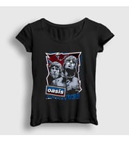 Presmono Kadın Siyah Oasis T-Shirt 100378tt