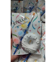 Atölye Lavi Shop 10 Adet - Donut Set/ Taş boyama Seti, kendin Yap,DIY,doğum Günü Hediyesi,