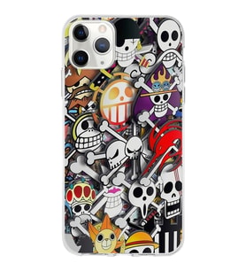 Apple iPhone 11 Pro Uyumlu Kapak Anime Tasarımlı Şeffaf Silikon Kılıf