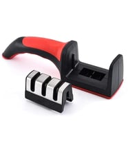 Sharpener RS-168 Bıçak Bileyici 3 Açılı Elmas Seramik Çelik Bıçak Bileme Aleti - 1 Adet