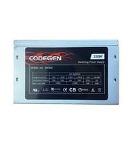 CODEGEN 350 WATT POWER SUPPLY 12 CM FANLI GÜÇ KAYNAĞI GRİ KASA (2 EL YENİLENMİŞ ÜRÜN)