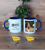 Ortopedi Uzmanı Kupa Bardak Lacivert Fotoğraflı Tıp Bayramı Hediyesi