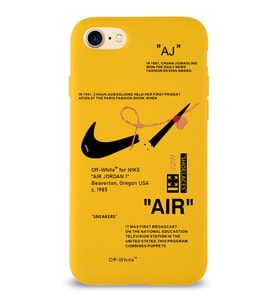 Apple iPhone 8 Uyumlu Lansman Kılıf Sneakers Tasarımlı Altı Kapalı İçi Kadife Kaplı Silikon Kapak (Şeffaf)