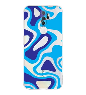 PrintiFy Oppo A9 2020 Uyumlu Kamera Korumalı Renkli Desen Tasarımlı Şeffaf Silikon Kılıf