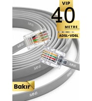 MN202F Telefon hat Kablosu 40 metre/Bakır Tel-Diş Mekan/Kutu–Modem DSL Adsl Vdsl kablosu/4'LÜ-FLAT