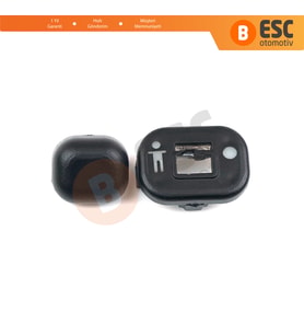 Mercedes W124 W210 W201 190 W463 W126 W140 C140 R129 A1248204910 İçin Cam Çocuk Kilit Düğme Kapağı