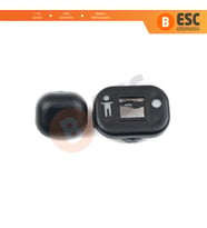 Mercedes W124 W210 W201 190 W463 W126 W140 C140 R129 A1248204910 İçin Cam Çocuk Kilit Düğme Kapağı
