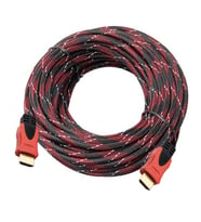 5 METRE ÖRGÜLÜ 1080P HDMI KABLO TV BİLGİSAYAR UYDU PROJEKSİYON FULL HD GÖRÜNTÜ SES AKTARMA KABLOSU