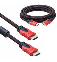 5 METRE ÖRGÜLÜ 1080P HDMI KABLO TV BİLGİSAYAR UYDU PROJEKSİYON FULL HD GÖRÜNTÜ SES AKTARMA KABLOSU