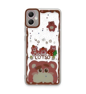 Samsung Galaxy A05 Kılıf Sweet Desenli Silikon Kapak - Pembe