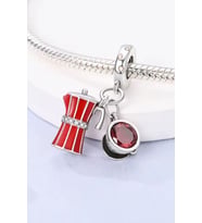 Kırmızı Pot Makinesi ve Kahve Sallantılı Charm